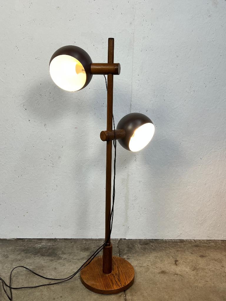 Vintage Vloerlamp, Temde Leuchten Model 181, 1970's, Huis en Inrichting, Lampen | Vloerlampen, Ophalen, Vintage, Design, Midcentury, MCM, Duits