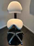 Zgan salonkruk wit met verstelbare hoogte., Ophalen of Verzenden, Zo goed als nieuw, Apparaat