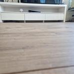 FOR SALE: Modern White TV Stand – Almost New!, Ophalen, Zo goed als nieuw