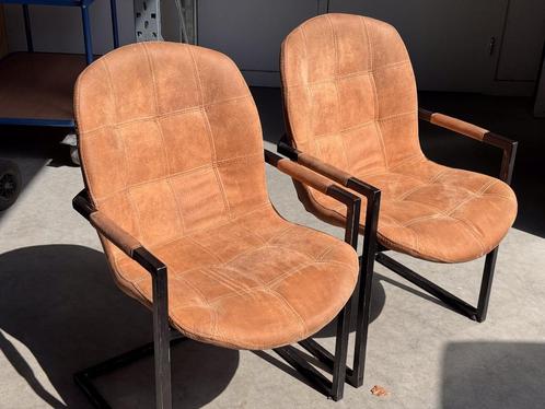 Eetkamerstoel van zeer goede kwaliteit, Huis en Inrichting, Stoelen, Gebruikt, Vijf, Zes of meer stoelen, Metaal, Stof, Overige kleuren