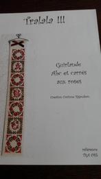 Borduurpatroon guirlande abc et carres, Ophalen of Verzenden, Zo goed als nieuw, Handborduren, Patroon