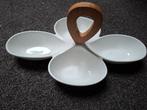 Wit schaaltje, Ophalen of Verzenden, Zo goed als nieuw, Rond