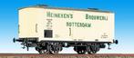 Brawa 2102 NS HSM koelwagen 5501 Heineken tp. I - HO, Overige merken, Gelijkstroom, Ophalen of Verzenden, NS