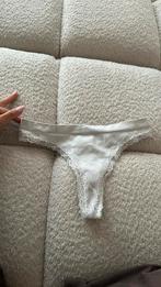 Zachte witte string maat s, Verzenden, Wit, String