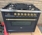 Luxe Boretti gasfornuis,90cm breed, Gebruikt, 60 cm of meer, Ophalen of Verzenden, Energieklasse A of zuiniger