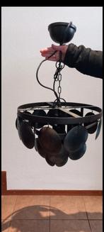 Schijfjes hang lamp zwart, Huis en Inrichting, Lampen | Plafondlampen, Ophalen, Zo goed als nieuw