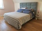 Kuperus Boxspring 180 x 210 Volledig natuurlijk & biologisch, Ophalen, Gebruikt, Blauw, 210 cm