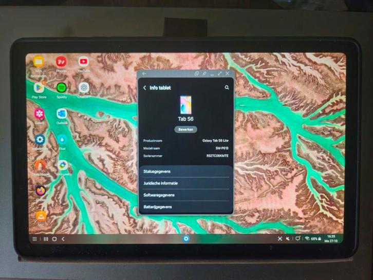 Samsung Galaxy Tab S6 Lite 128gb, Computers en Software, Android Tablets, Gebruikt, Wi-Fi, 10 inch, 128 GB, Uitbreidbaar geheugen