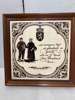 Vintage Tegel Noord-Brabant in Houten Lijst, Antiek en Kunst, Ophalen of Verzenden