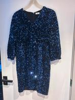 S.Oliver blauwe glitter jurk - maat M, Kleding | Dames, Jurken, Ophalen, Zo goed als nieuw, Blauw
