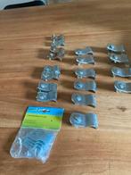 10 sets met buisklemmen voor bv verandastant, Ophalen of Verzenden, Zo goed als nieuw