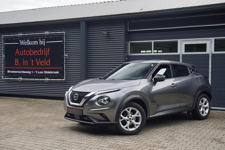 Nissan Juke 1.0 DIG-T N-Connecta AUT CAMERA LED CARPLAY KEYL, Auto's, Nissan, Bedrijf, Te koop, Juke, ABS, Achteruitrijcamera