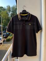 C&A Black-Yellow Polo, Maat 48/50 (M), Zwart, Gedragen, C&A