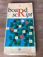 Vintage Jumbo Board Script (Scrable) bordspel, Gebruikt, Verzenden
