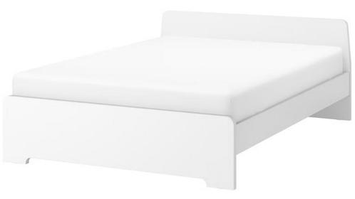 Compleet IKEA-bed (140x200), inclusief matras, Huis en Inrichting, Slaapkamer | Bedden, Gebruikt, Tweepersoons, 140 cm, 200 cm