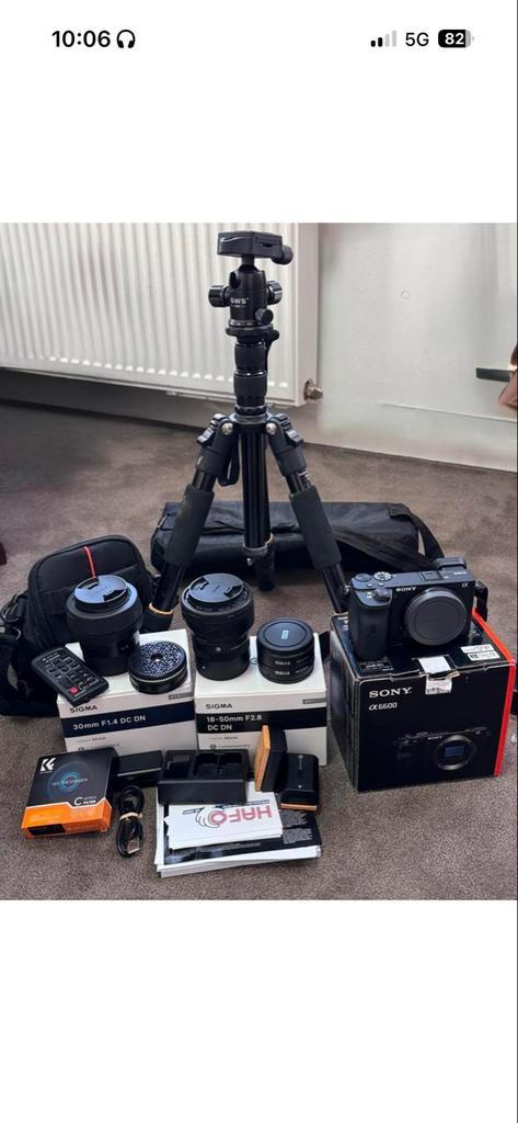 Sony Alpha 6600 Camera Kit - Zo goed als nieuw!, Audio, Tv en Foto, Fotocamera's Digitaal, Zo goed als nieuw, Compact, Sony, Geen optische zoom