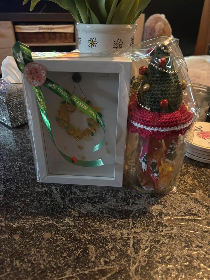 Gehaakt pakketje kerstboompje, Diversen, Kerst, Nieuw, Verzenden