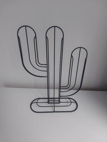 Koffie Cup Houder Metaal Zwart Cactus beschikbaar voor biedingen