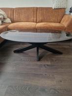 Salontafel ovaal, Huis en Inrichting, Tafels | Salontafels, Ophalen, Gebruikt, 100 tot 150 cm, 50 tot 75 cm