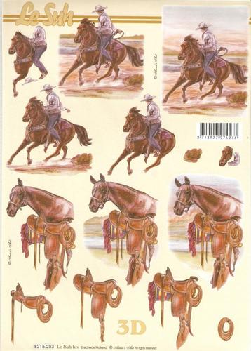 v27 knipvel le suh 8215.283 paarden cowboy beschikbaar voor biedingen