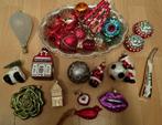 vintage Brocante kerstballen ornamenten vondels, Diversen, Ophalen, Zo goed als nieuw