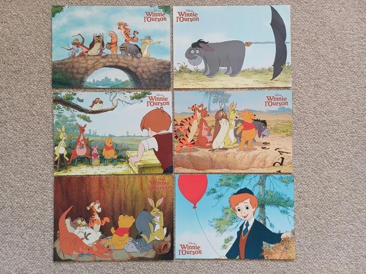 WINNIE   THE   POOH     lobbycard set., Verzamelen, Posters, Nieuw, Film en Tv, A4 of kleiner, Verzenden