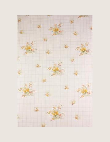 6037 Vintage retro oud barok bloemetjes behang behangpapier  beschikbaar voor biedingen