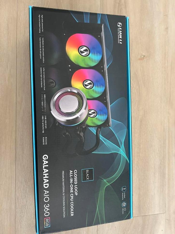 Lian Li Galahad AIO 360, Computers en Software, Computerkoelers, Zo goed als nieuw, Waterkoeling, Ophalen of Verzenden