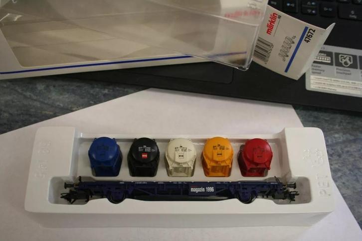 Märklin 47672 Märklin Magazin jaarwagon 1996, INKT, Hobby en Vrije tijd, Modeltreinen | H0, Nieuw, Wagon, Wisselstroom, Märklin
