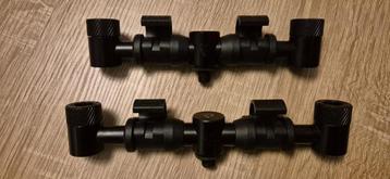 T.K FOX BLACK LABEL QR 2 ROD ADJUSTABLE BUZZ BARS !!!! beschikbaar voor biedingen