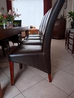 Vijf eetkamerstoelen gratis, Ophalen, Gebruikt, Bruin, Vijf, Zes of meer stoelen
