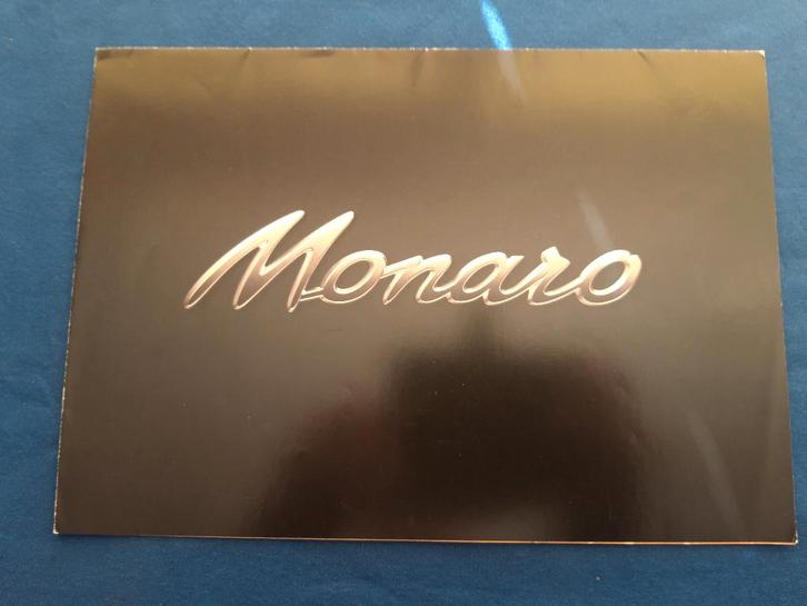 Folder – poster Holden Monaro 2001 - Australië, Engels, Boeken, Auto's | Folders en Tijdschriften, Zo goed als nieuw, Overige merken