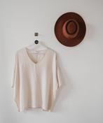 J-lab3l top Rathi crème shirt J-label 36, Beige, Ophalen of Verzenden, Korte mouw, Maat 36 (S)