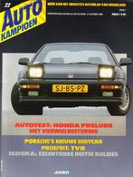 Autokampioen test Honda Prelude 2.0i 16 4WS ALB 1987, Gelezen, Honda, Ophalen of Verzenden