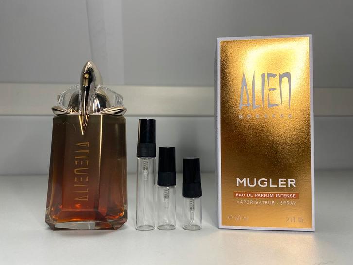 Mugler Alien Goddess Intense tester sample decant, Sieraden, Tassen en Uiterlijk, Uiterlijk | Parfum, Nieuw, Ophalen of Verzenden