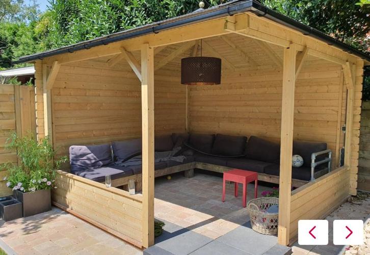 blokhut / overkapping, Tuin en Terras, Overkappingen, Gebruikt, Tuinpaviljoen, Ophalen
