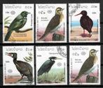 Laos 1990 vogels gestempeld, Verzenden, Gestempeld, Zuidoost-Azië