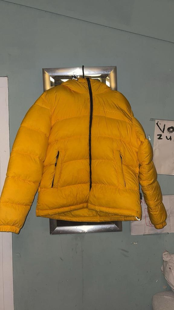 Napapijri HORNELEN - Winterjas - Yellow Ray (maat L), Kleding | Heren, Overige Herenkleding, Zo goed als nieuw, Verzenden