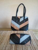 Handtas Damestas met bijpassende Portemonnee NIEUW !!!, Ophalen of Verzenden, Nieuw, Blauw, Handtas