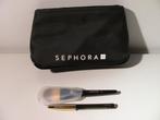 Sephora tas + Lancome make up brush & kohl oogpotlood, Ophalen of Verzenden, Nieuw, Zwart, Gehele gezicht