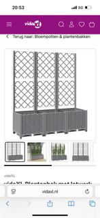 Planten bak, Kunststof, 100 cm of meer, Vierkant, Nieuw