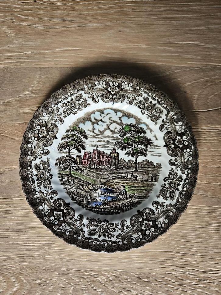 Olde Country Castles bord 20 cm – British Anchor England, Antiek en Kunst, Antiek | Servies los, Ophalen of Verzenden