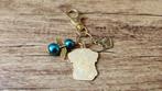 Sleutelhanger Chesapeake Bay Retriever RVS gold lucky angel, Verzenden, Nieuw