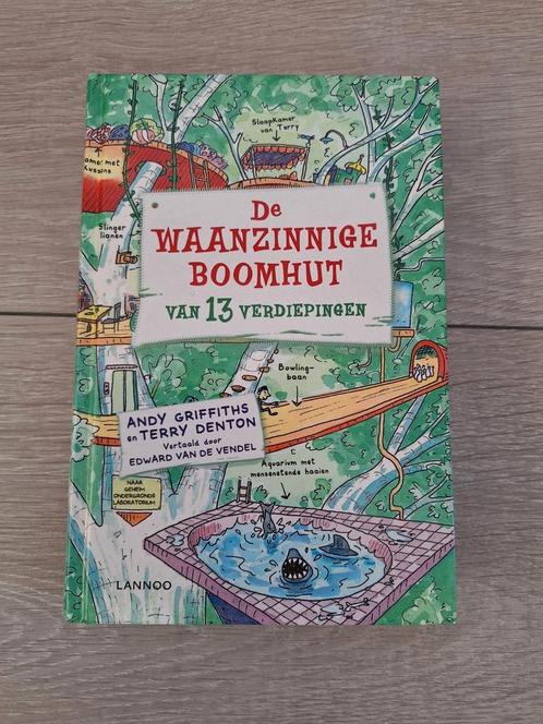 Terry Denton - De waanzinnige boomhut van 13 verdiepingen, Boeken, Kinderboeken | Jeugd | onder 10 jaar, Zo goed als nieuw, Ophalen of Verzenden