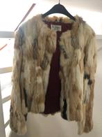 dames bontjas kleur diverse maat L kort, Kleding | Dames, Jassen | Winter, Ophalen, Zo goed als nieuw, Maat 38/40 (M), Beige