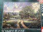 6 mooie leg puzzels 1000 stukjes 1x gelegd, Verzenden, 500 t/m 1500 stukjes, Zo goed als nieuw, Legpuzzel