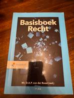 Basisboek Recht - HBO - Zo goed als nieuw, Ophalen of Verzenden, Zo goed als nieuw, Overige niveaus, Overige vakken