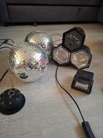 Discolampen Set - Discobollen & Lampen, Ophalen of Verzenden, Gebruikt, Licht, Kleur