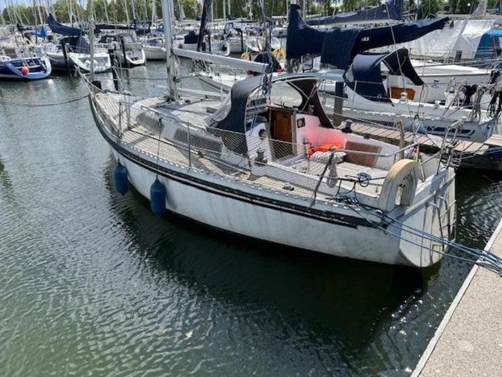 zeilboot, Watersport en Boten, Kajuitzeilboten en Zeiljachten, Gebruikt, Tourjacht of Cruiser, Polyester, 9 tot 12 meter, Diesel
