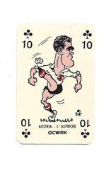 DIK BRUYNESTEYN, OCWIRK, INT KAARTSPEL B, Verzamelen, Sportartikelen en Voetbal, Verzenden, Gebruikt, Buitenlandse clubs, Poster, Plaatje of Sticker